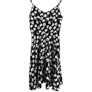Gap‎ Women's Size XS Floral Sundress-Black And White-EUC